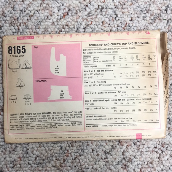 Vintage kids patterns -size 1/2-1 (toddler) - Picture 9 of 13